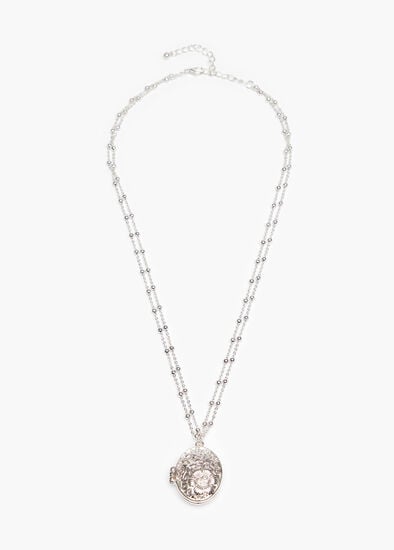 Bohemian Locket Necklace