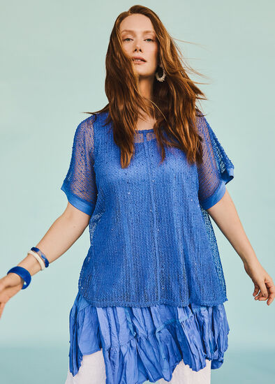 Plus Size Textured Lulu Overtop