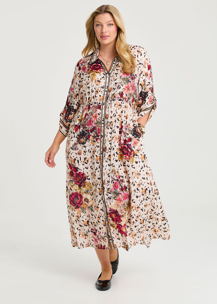 Natural Briar Shirt Dress, , hi-res