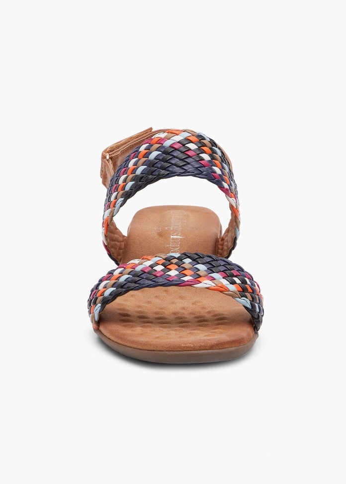 Woven Cork Wedge Sandal, , hi-res