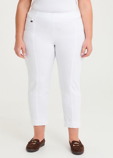 Plus Size Petite Natural Eloise Texture Pant