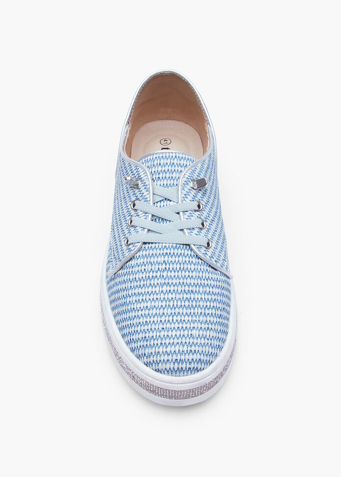 Woven Lace Up Derby, , hi-res