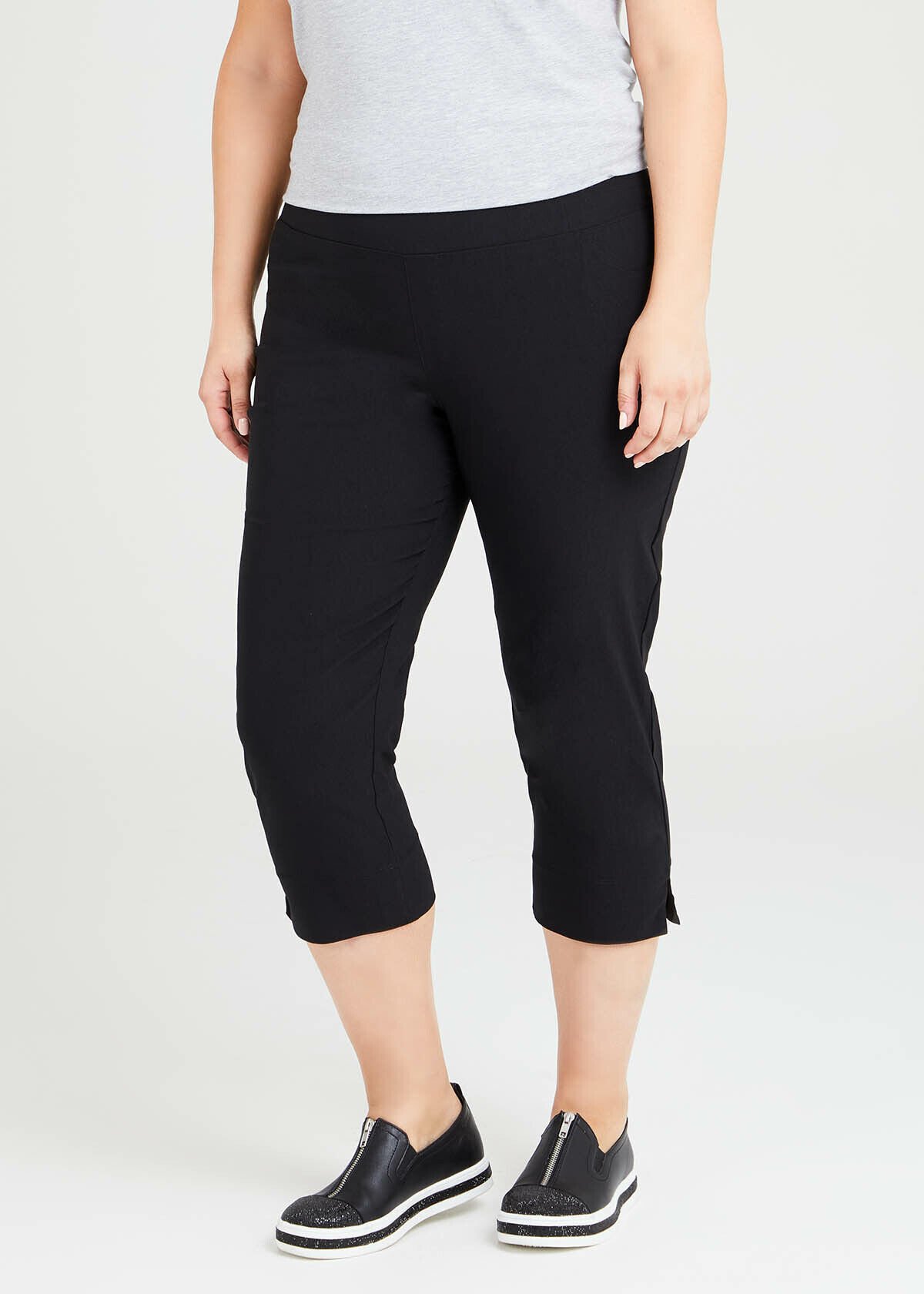PandaWears Womens Big Size 34th  Women Black Capri  Buy PandaWears  Womens Big Size 34th  Women Black Capri Online at Best Prices in India   Flipkartcom