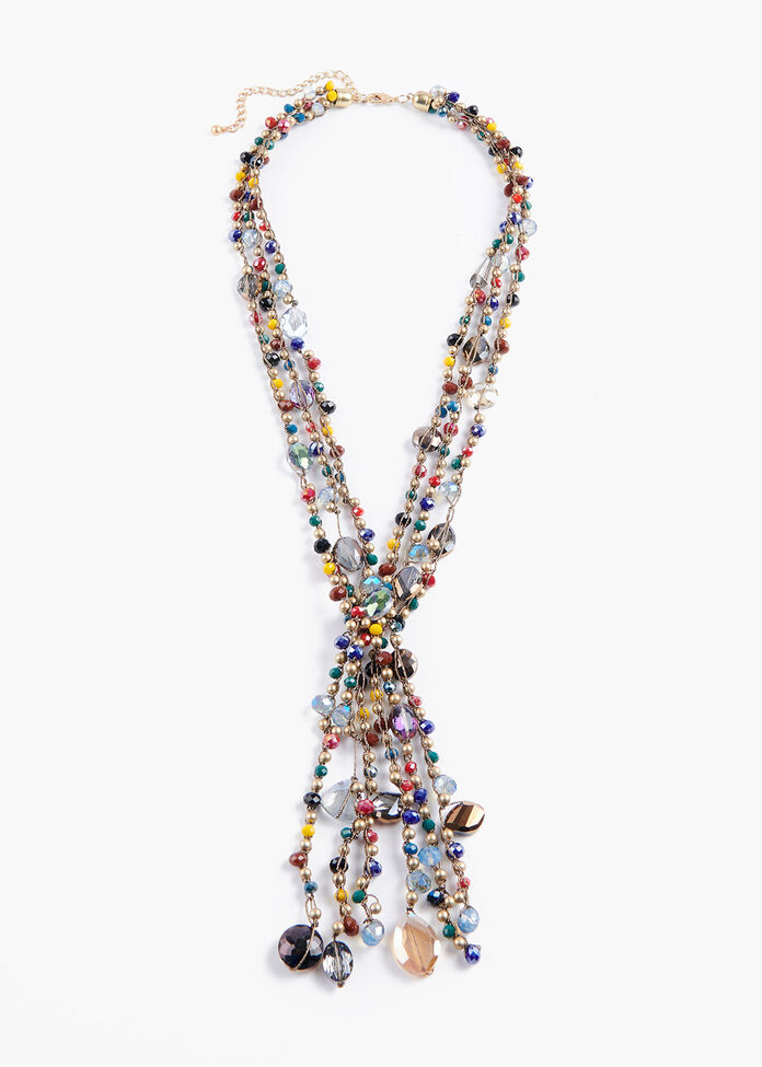 Rainbow Y Necklace, , hi-res