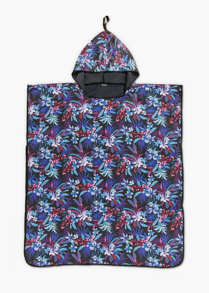 Tropical Hooded Towel, , hi-res