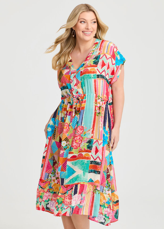 Natural Sunkissed Sands Dress, , hi-res