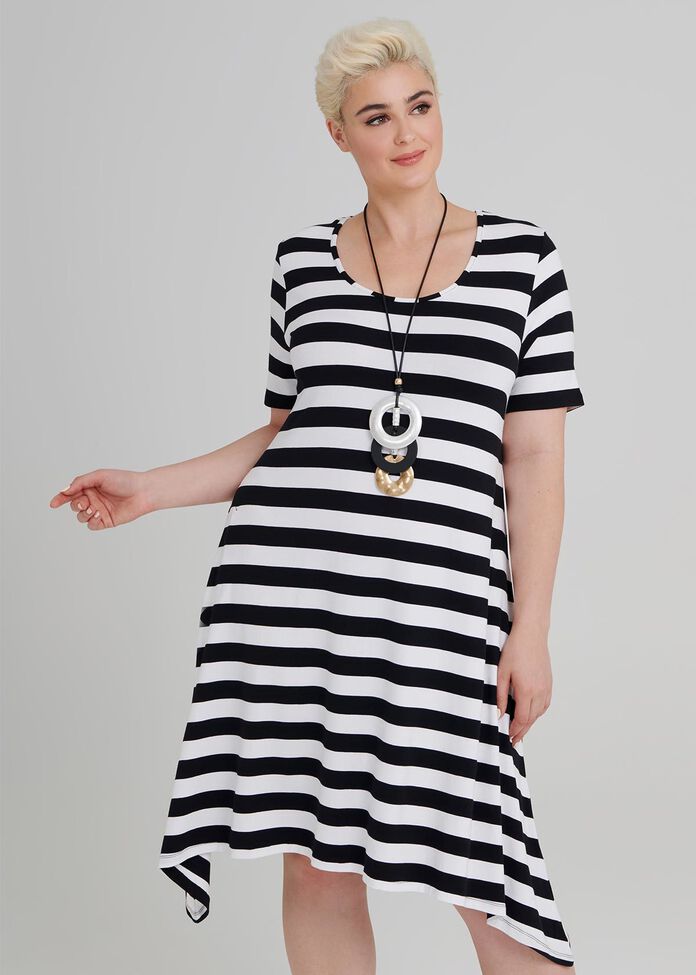 Getaway Stripe Dress, , hi-res