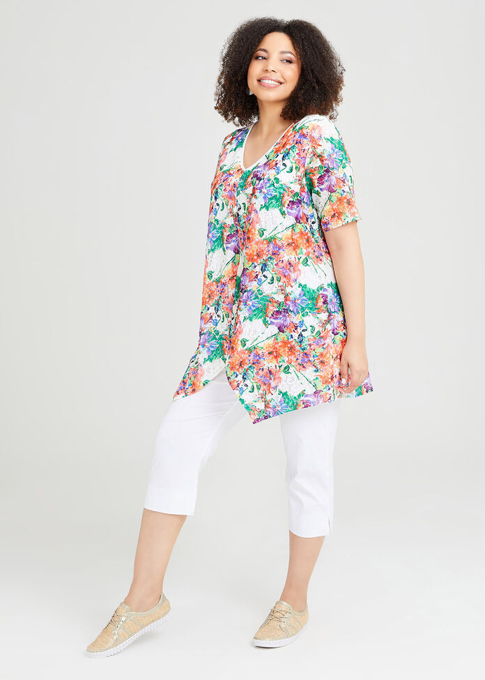 Expose Split Hem Crop Pant, , hi-res