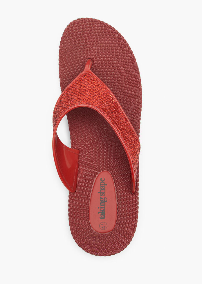 Sparkle Jelly Flip Flop, , hi-res