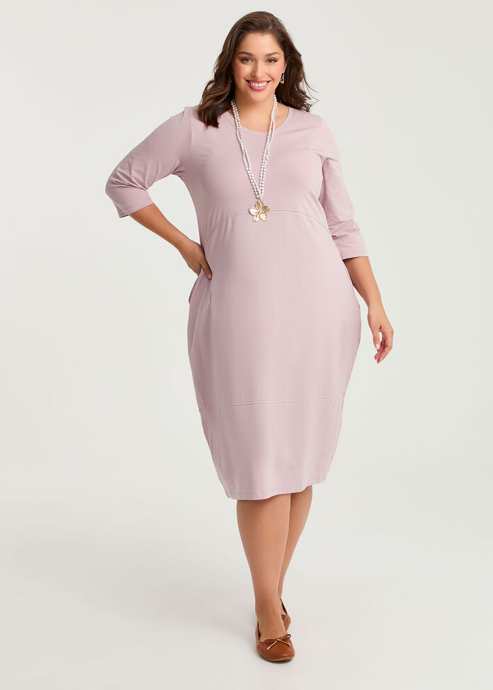 Cotton Talia Tulip Dress, , hi-res