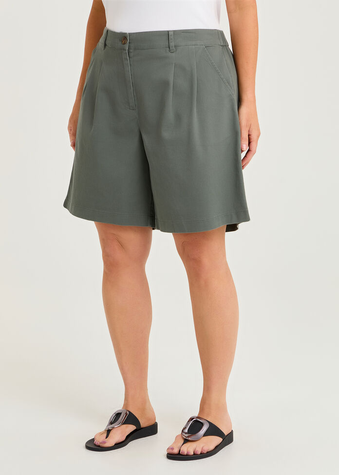 Stretch Twill Chino Short, , hi-res