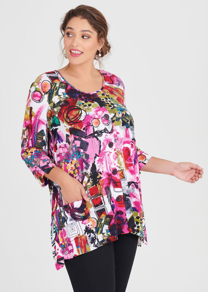 Shop Plus Size Matisse Natural Top in Print | Sizes 12-30 | Taking Shape AU