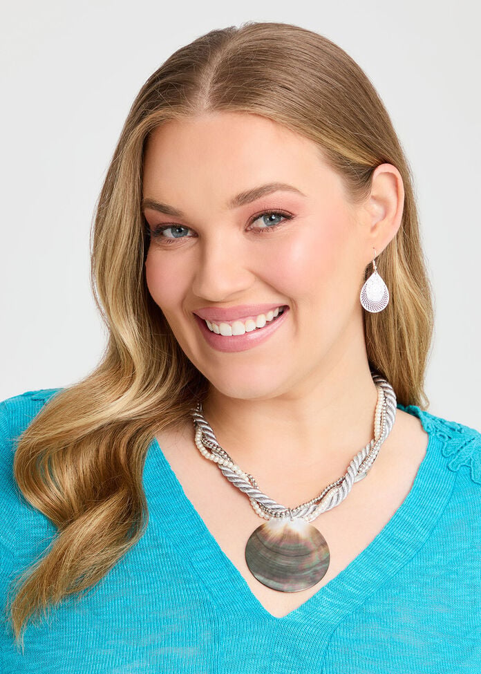 Natural Twisted Rope Necklace, , hi-res