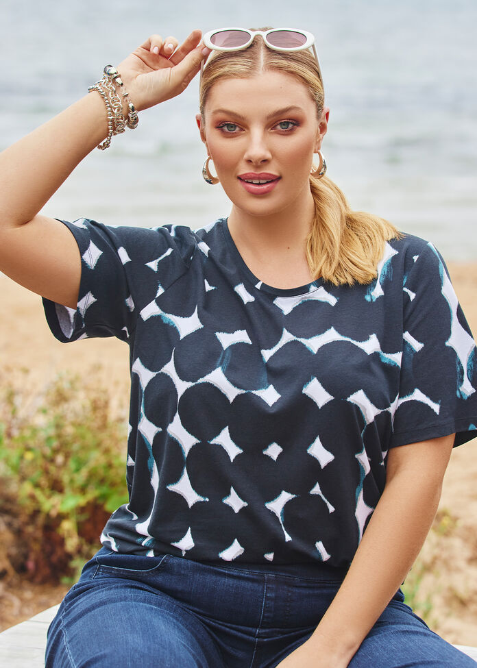 Cotton Shibori Top, , hi-res