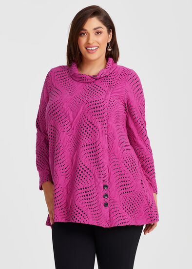 Plus Size Textured Reine Tunic