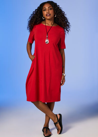 Plus Size Pima Cotton Traveller Dress