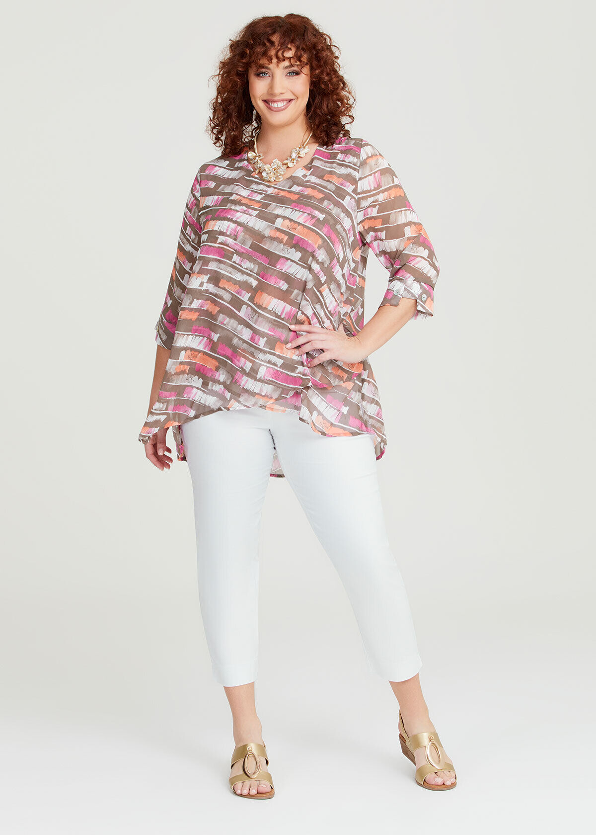 Chiffon swing top clearance