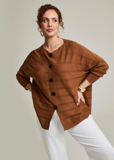 Plus Size Natural Rib Batwing Jumper