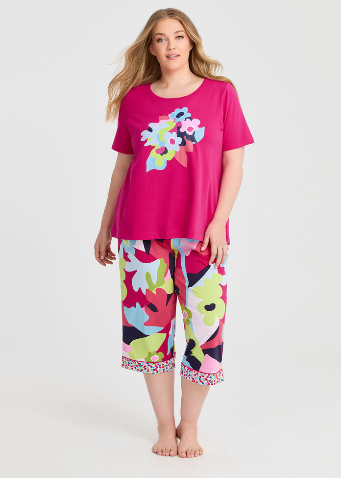 Australian Cotton Flora Top, , hi-res