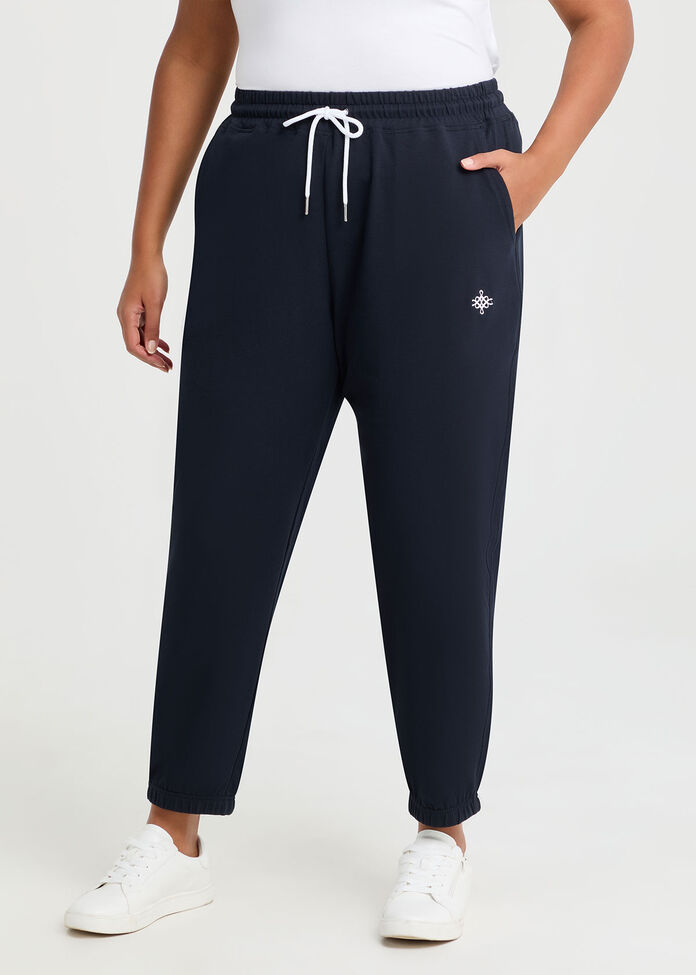 Cotton Logo Relaxed Trackpant, , hi-res