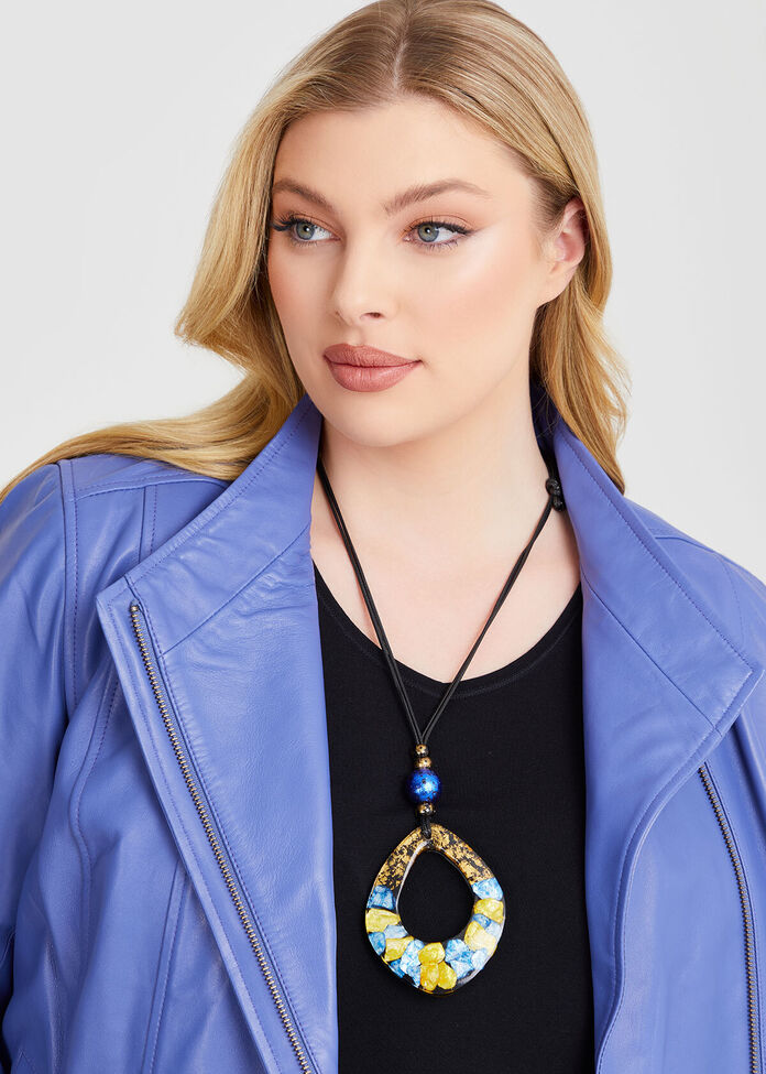Bright Oval Necklace, , hi-res