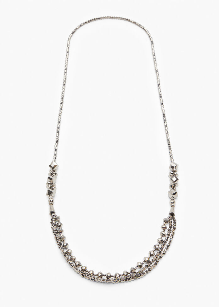 Long Crystal Necklace, , hi-res