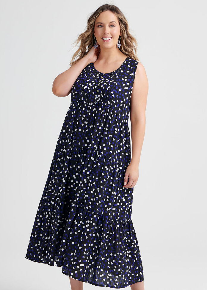 Shop Natural Bubbles Dress in Print in sizes 12 to 30 | Taking Shape AU