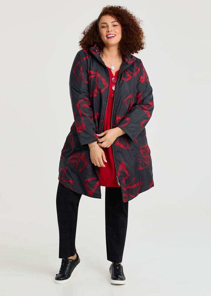 Rhapsody Reversible Puffer Coat, , hi-res