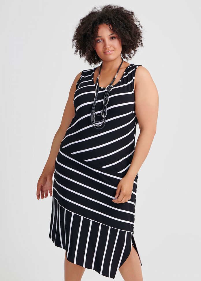 Shop Plus Size Merci Stripe Dress in Multi | Sizes 12-30 | Taking Shape AU