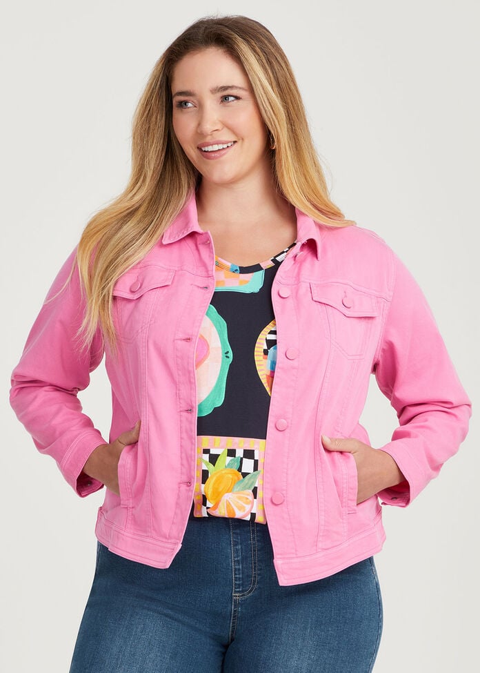 Lyocell Blend Stretch Jacket, , hi-res