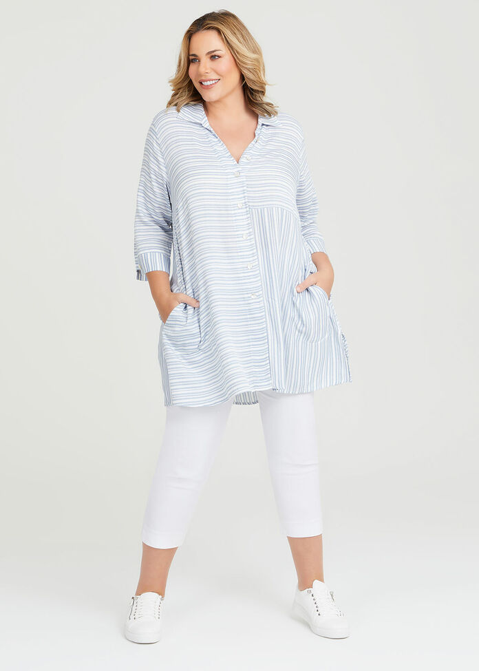 Spliced Natural Shirt, , hi-res