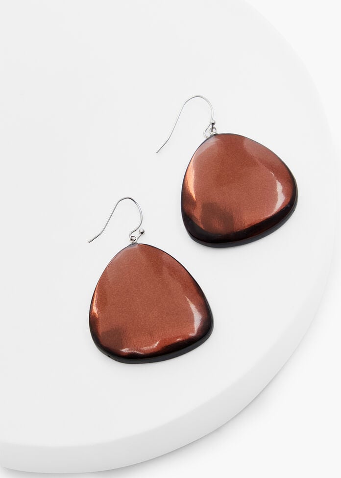 Metallic Foil Earrings, , hi-res