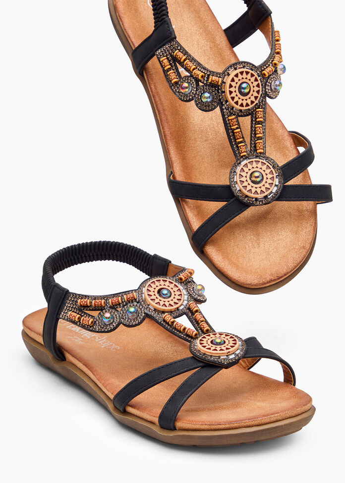 Beaded Bling Flex Sandal, , hi-res