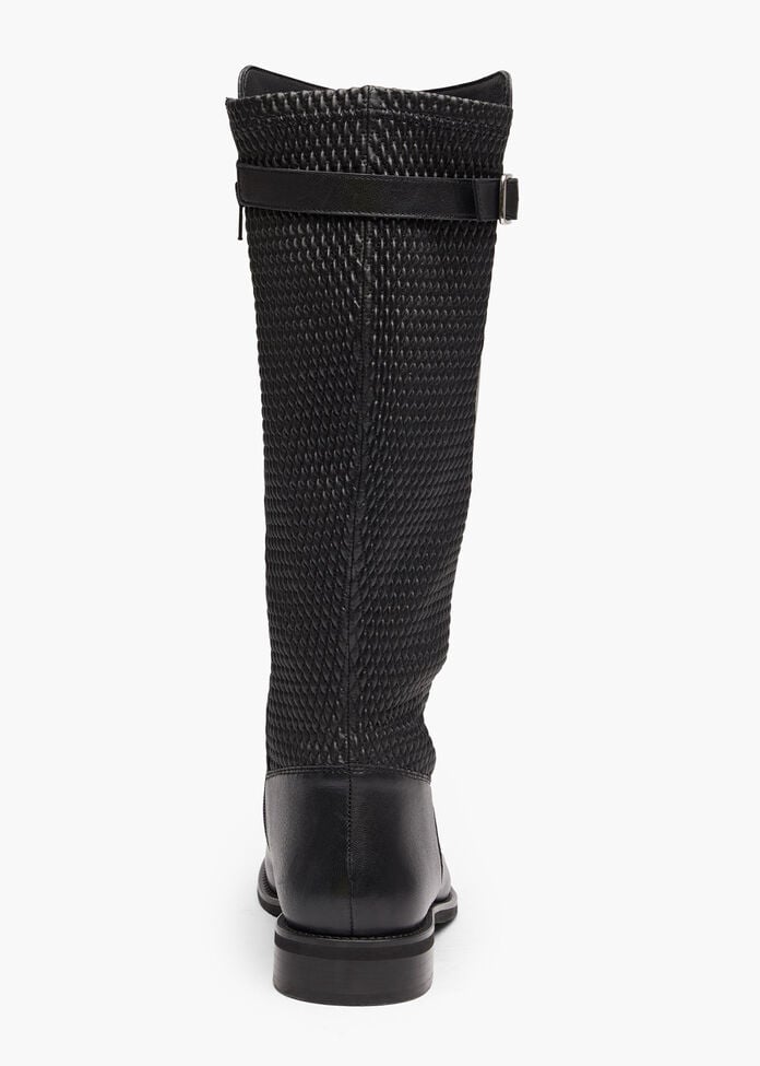 Leather Stretch Knee Boot, , hi-res