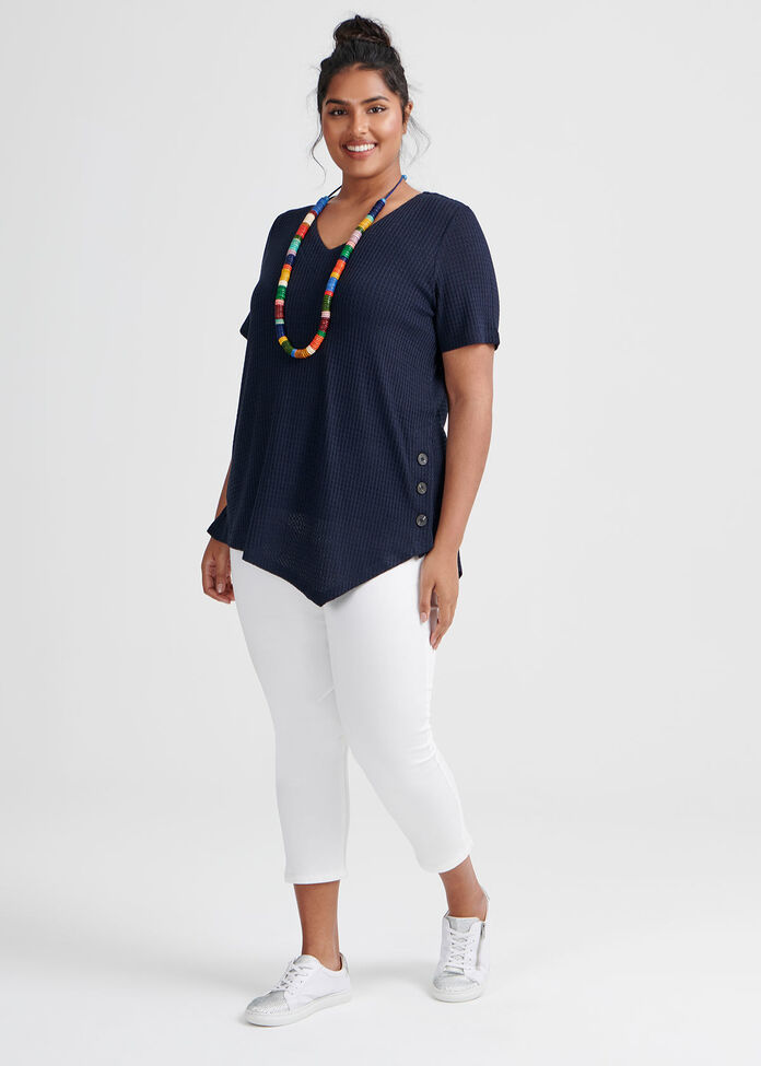 Summer Waffle Top, , hi-res