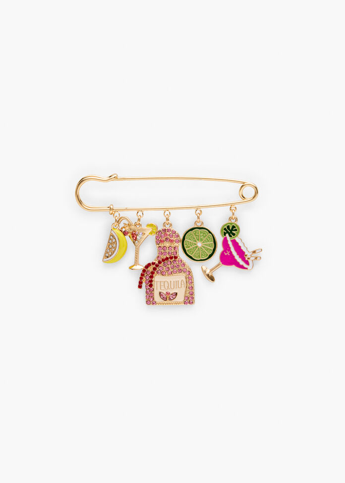 Margarita Pin Brooch, , hi-res