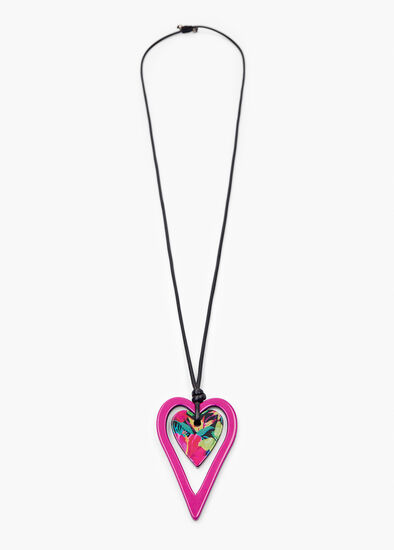 Reversible Heart Necklace