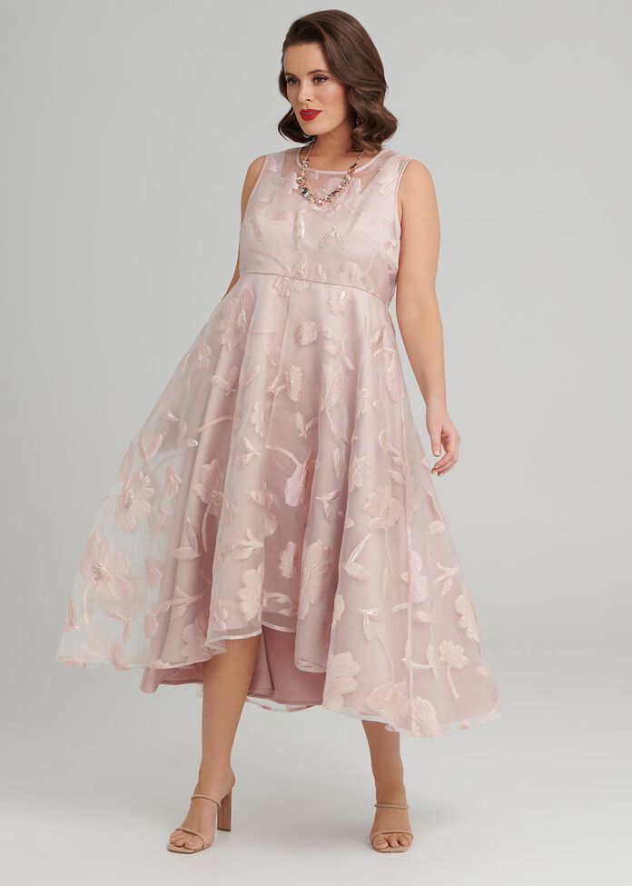 Shop Plus Size Venice High Low Dress in Pink | Sizes 12-30 | Taking ...