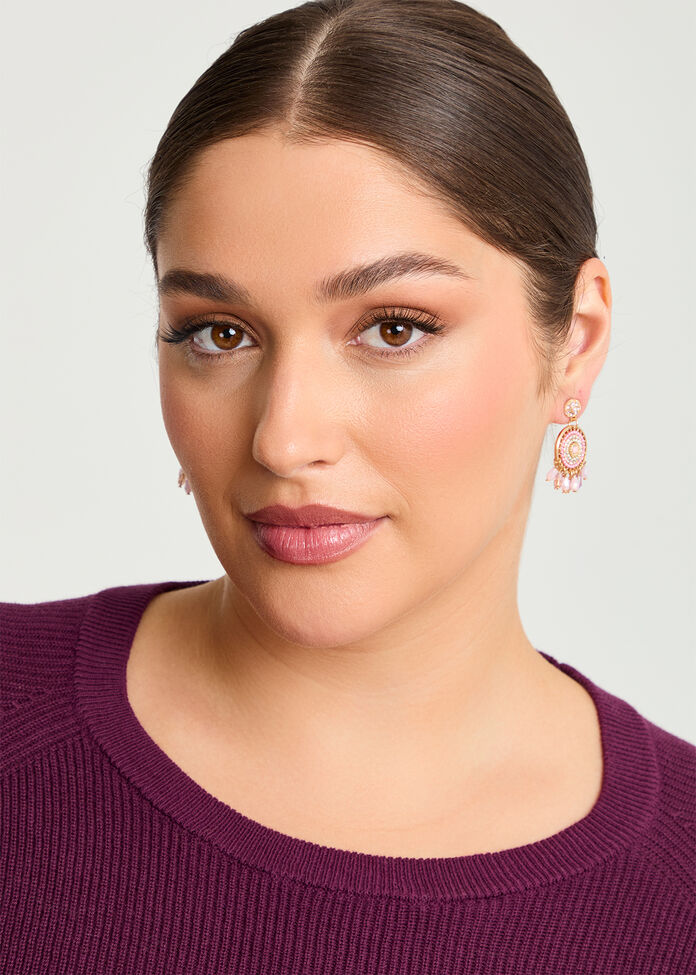Bohemian Luxury Jewel Earrings, , hi-res