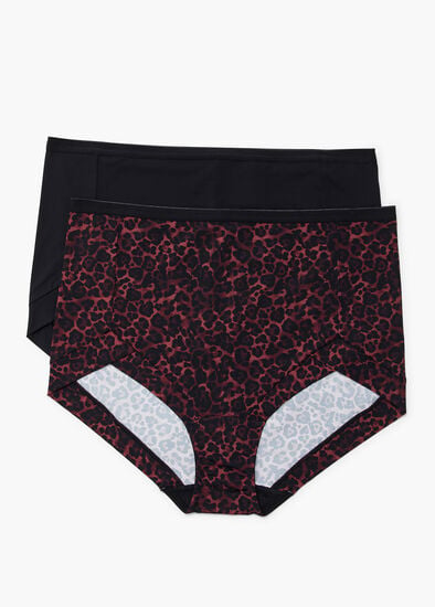 Plus Size 2Pk Micro Full Briefs