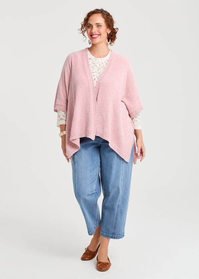 Chenille Cape, , hi-res