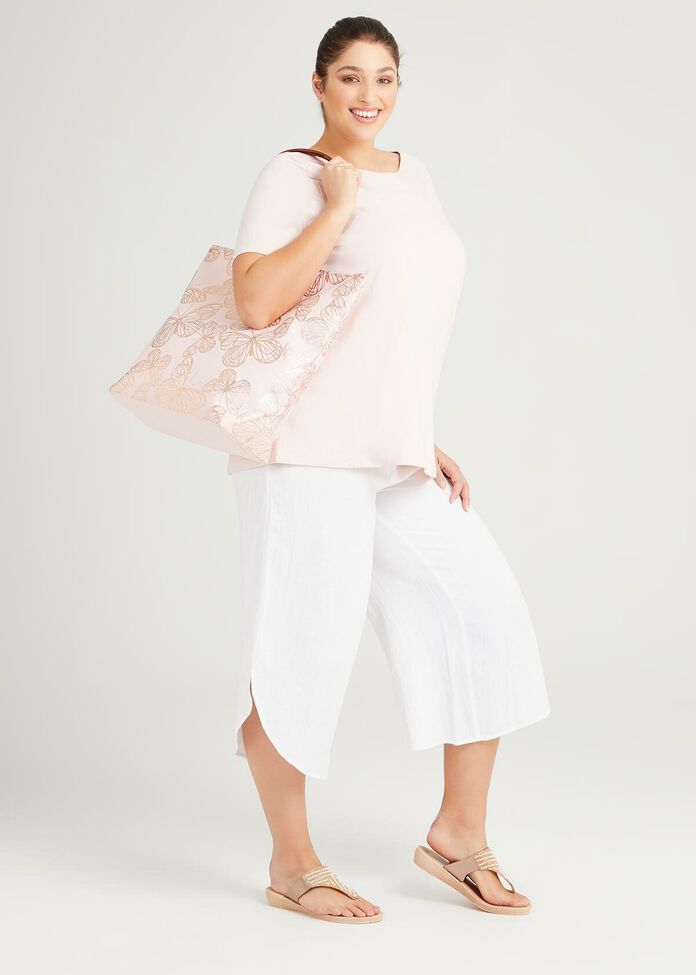 Butterfly Foil Tote Bag, , hi-res