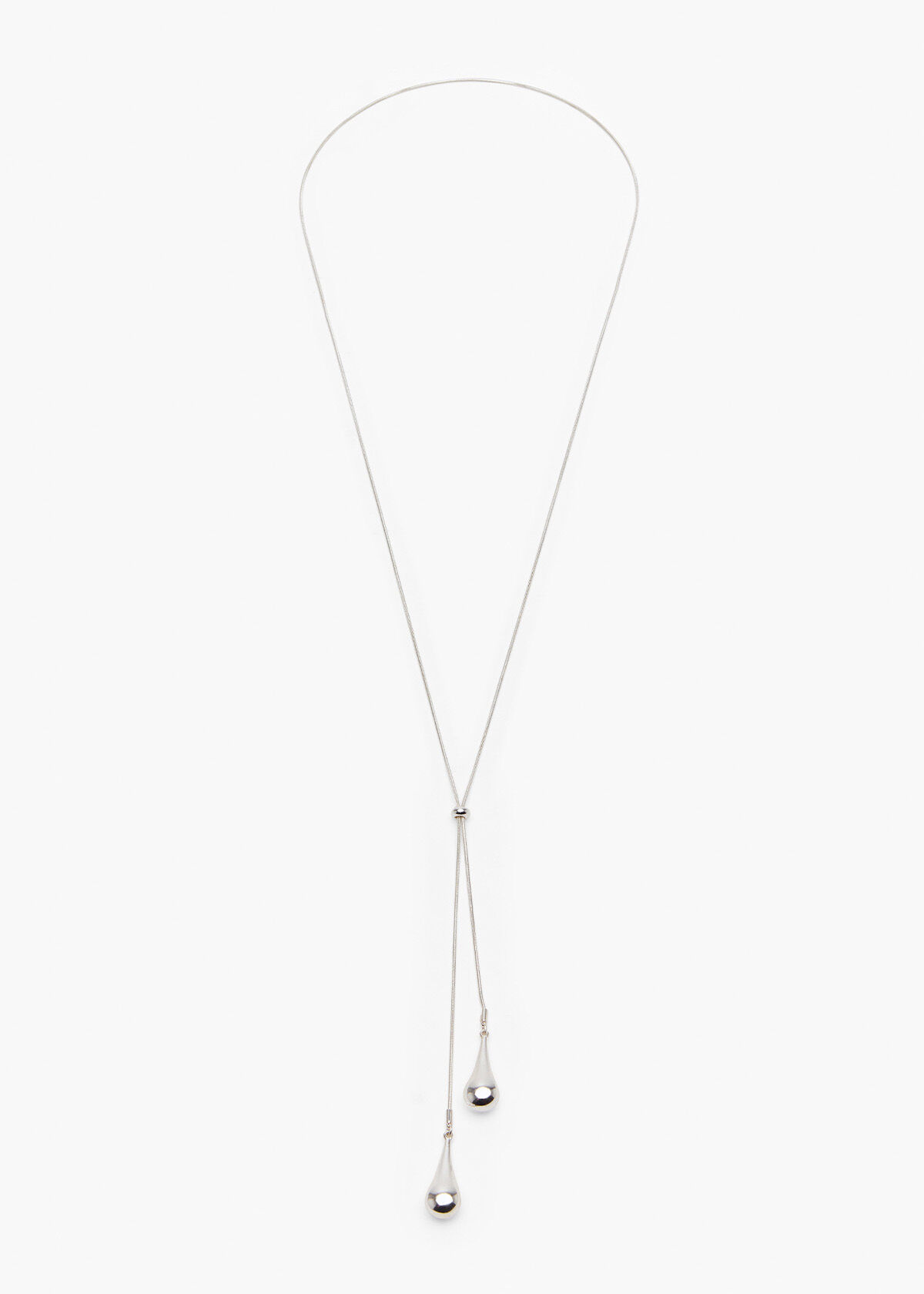 Teardrop lariat necklace hotsell