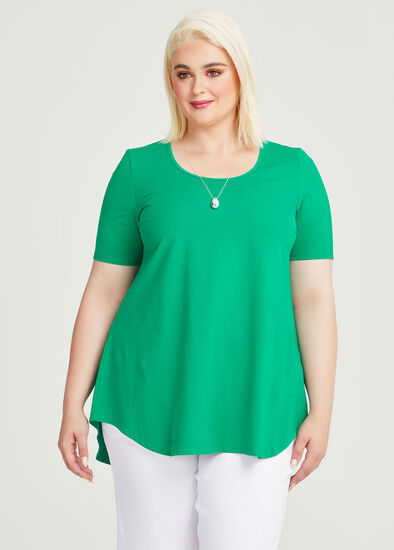 Torrid Green Short Sleeve Top Size 4X Plus (4) (Plus) - 58% off