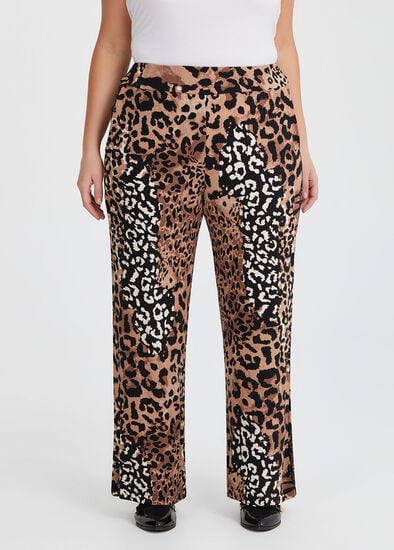 Plus Size Animal Instinct Wide Leg Pant
