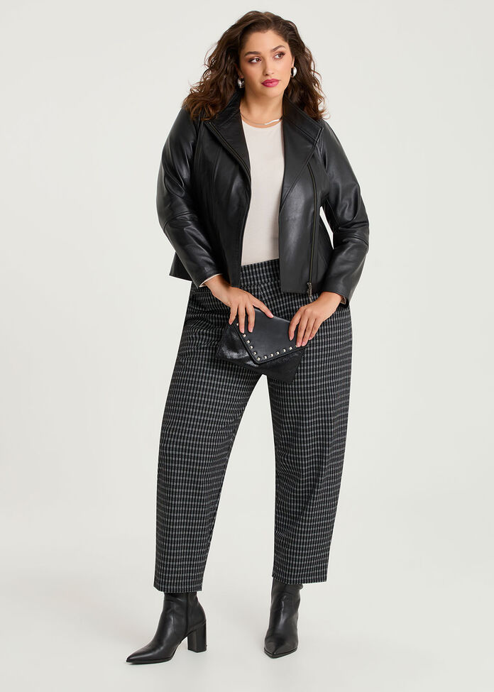 Australian Wool Blend Crew Neck Top, OATMEAL MARLE, hi-res