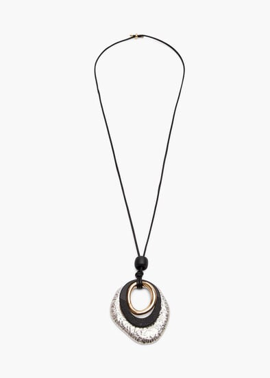 Mixed Metal O Ring Pendant