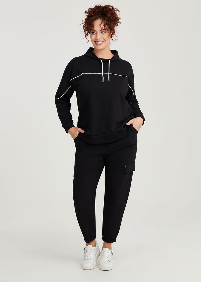 Active Mock Neck Top, , hi-res