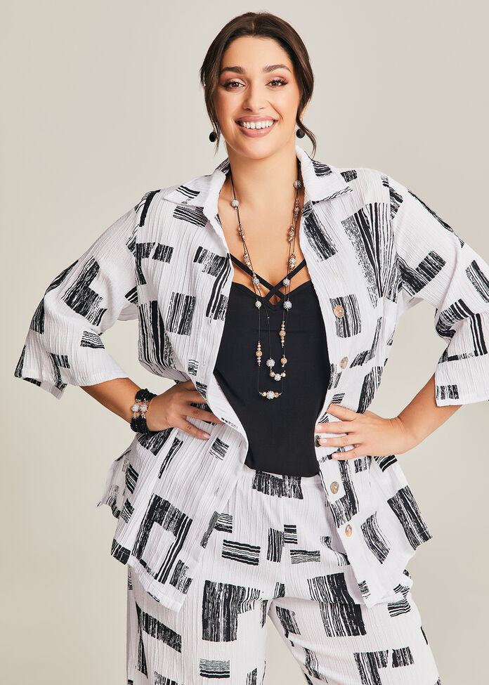Crinkle Natural Shirt, , hi-res