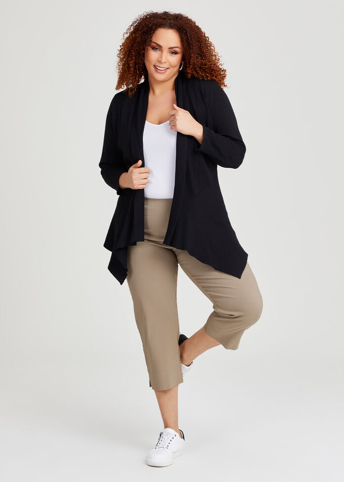 Expose Split Hem Crop Pant, , hi-res